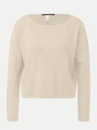 Q/S designed by Boxy Strickpullover in Ajouroptik 0805-WHITE bei Robert Ley