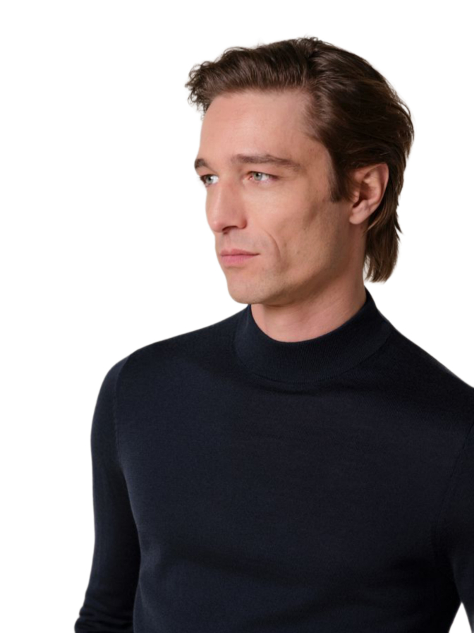 PROFUOMO Stehkragen Pullover aus Wolle bei Robert Ley