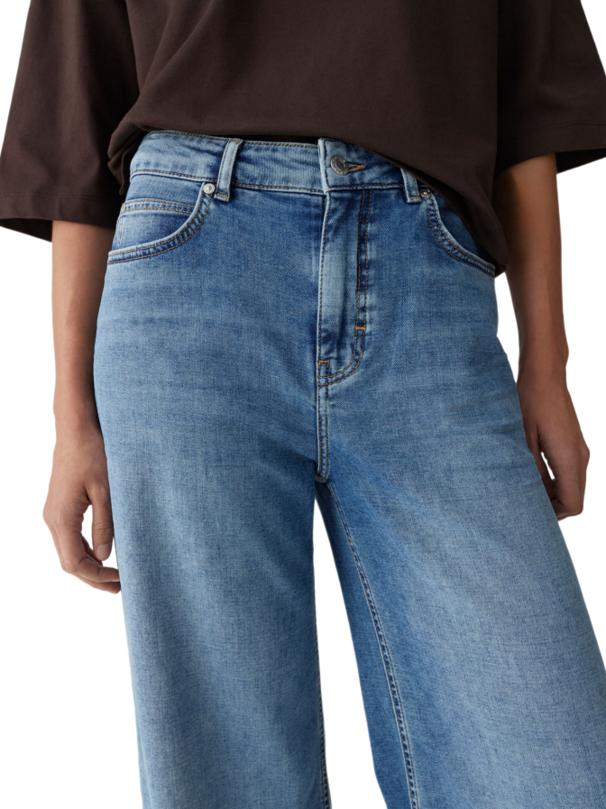 Opus Pants Palazzo Jeans Mari willow mit Powerstretch bei Robert Ley