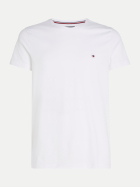 Tommy Hilfiger Rundhals T-Shirt YBR-WHITE bei Robert Ley