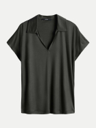 someday Poloshirt Kendri 30044-midnight olive bei Robert Ley