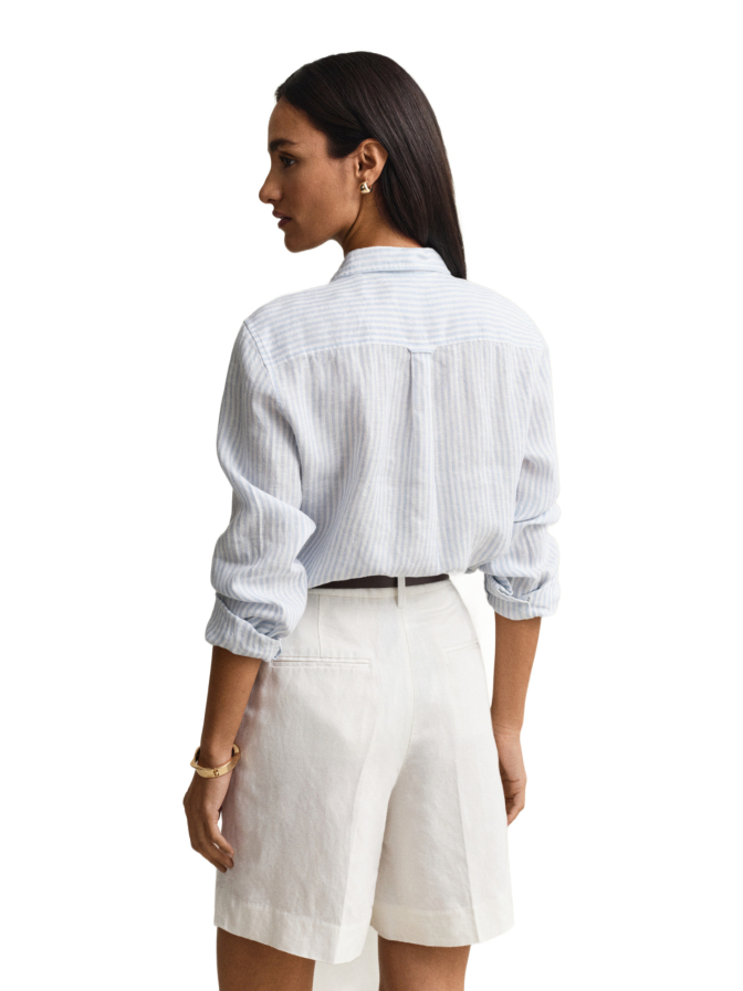 Gant Leinen Bluse mit Streifen bei Robert Ley
