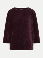 Cecil Cord Shirt mit 3/4-Arm 17749-berry red bei Robert Ley