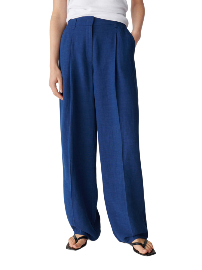 Opus Pants Hose Moira bloom aus Viskose Leinen Mix bei Robert Ley