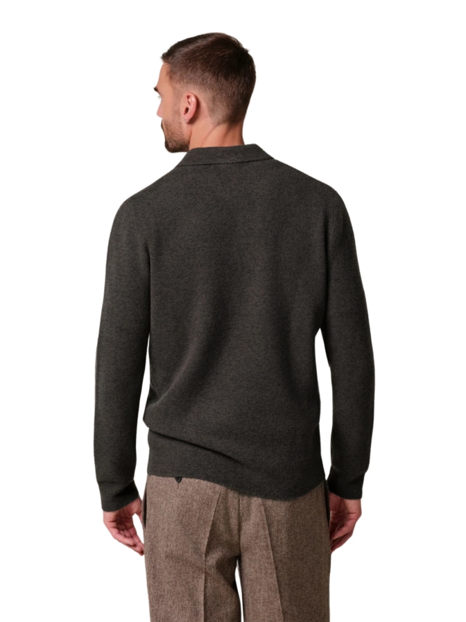 PROFUOMO Strick-Poloshirt Langarm bei Robert Ley