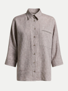 Peserico Leinenbluse mit 3/4 Arm 147 sand beige bei Robert Ley
