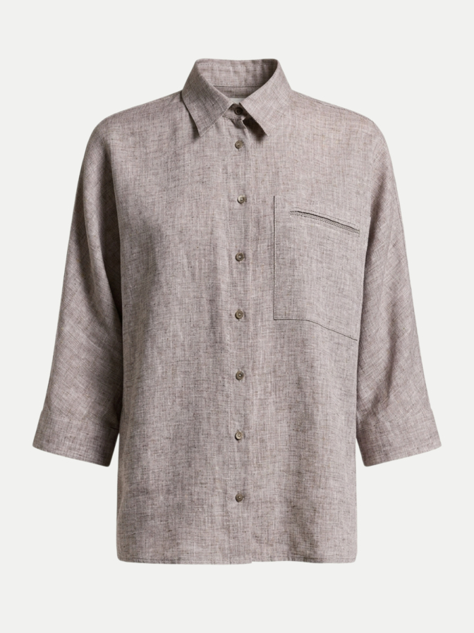 Peserico Leinenbluse mit 3/4 Arm bei Robert Ley