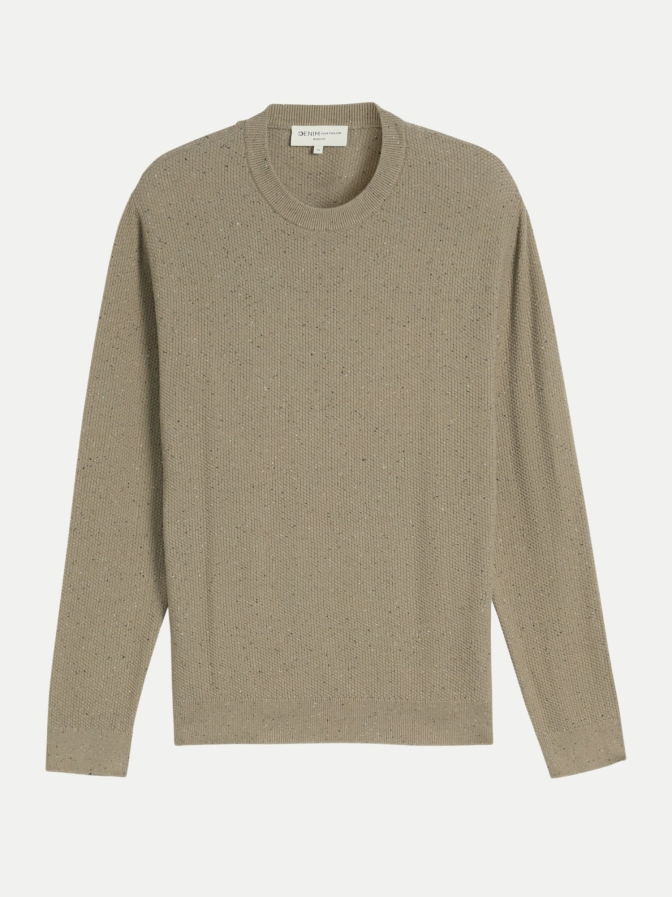 Tom Tailor Denim Pullover mit Rippbündchen am Saum bei Robert Ley