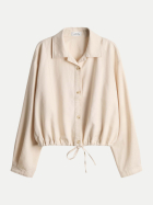 Opus Hemdbluse Formente mit Tunnelzug am Bund 20003-natural glaze bei Robert Ley