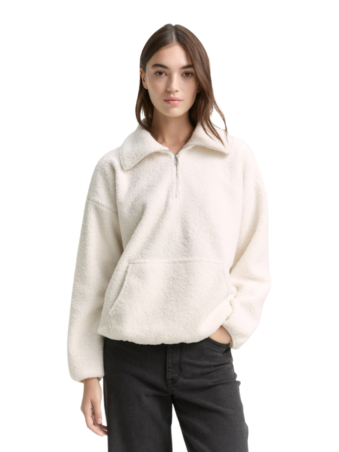 Tom Tailor Denim Loose-Fit Teddy Sweatshirt bei Robert Ley