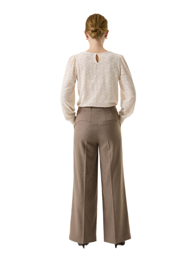Garcia Langarmshirt mit Jacquardstruktur bei Robert Ley