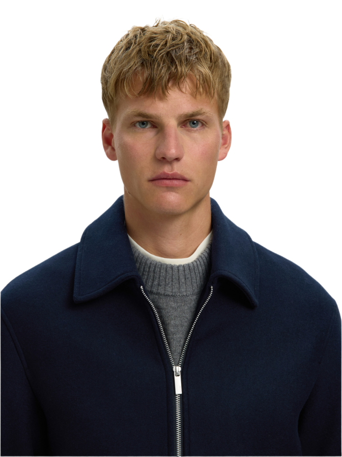 SELECTED HOMME Jacke mit Fly-Away Kragen bei Robert Ley