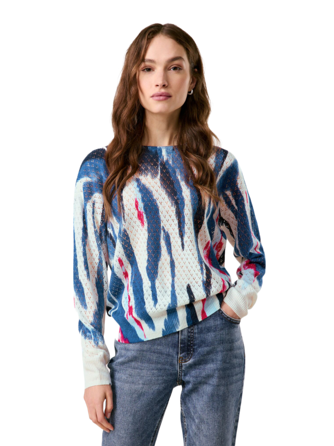 Taifun Pullover mit Ajourmuster bei Robert Ley