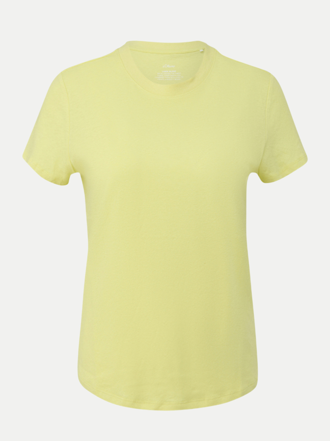 s.Oliver RED LABEL T-Shirt aus Leinenmix bei Robert Ley