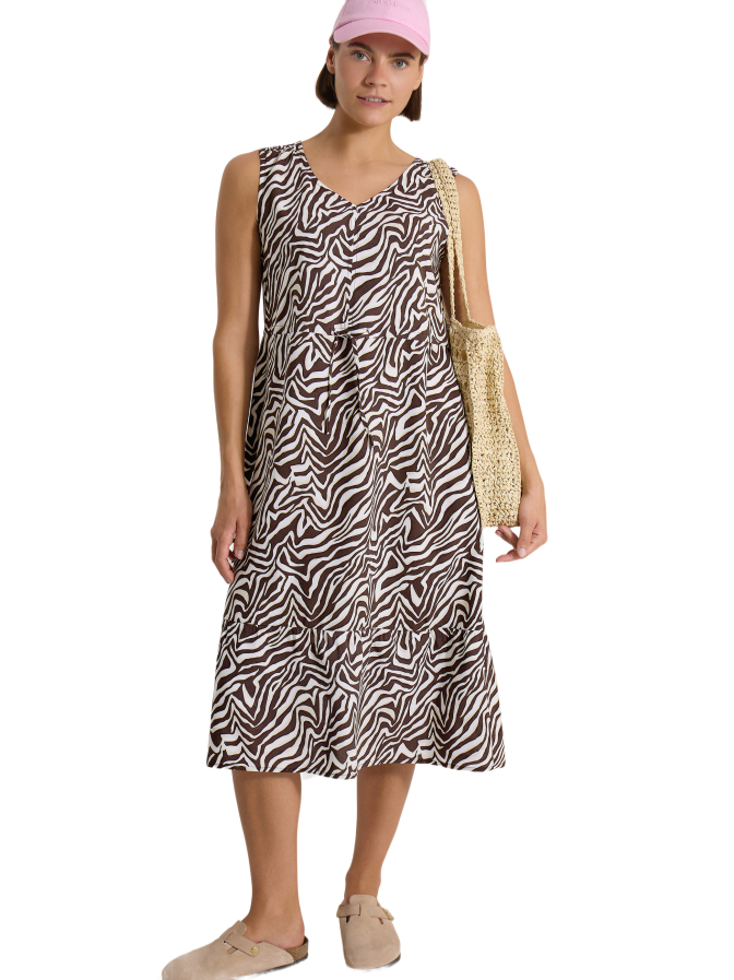 Cecil Midikleid mit Zebraprint bei Robert Ley