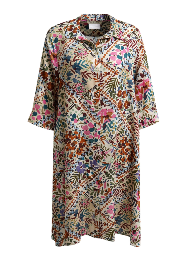 Smith & Soul A-Linien Kleid mit Allover- Print bei Robert Ley