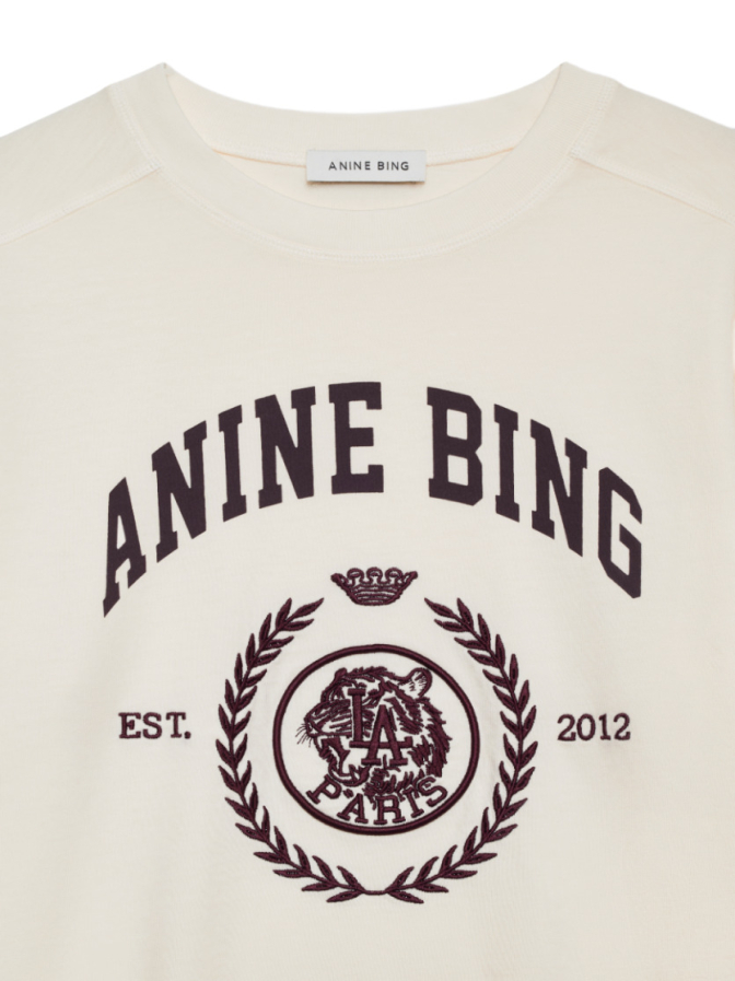 Anine Bing T-Shirt Jaylin Collegiate bei Robert Ley