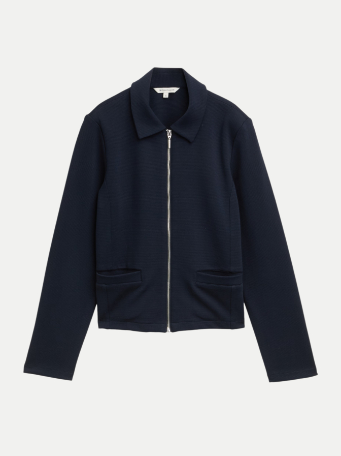 Tom Tailor Casual Regular-Fit Jacke mit Ottoman-Struktur bei Robert Ley