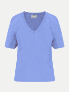 Fynch-Hatton Strickpullover aus Leinen 644-CORNFLOWER BLUE bei Robert Ley