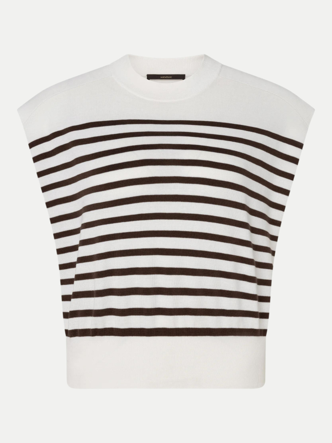 Windsor Women Strickshirt aus Seiden-Baumwollmix bei Robert Ley