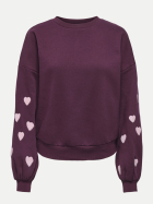 Only Pullover Macy 177912006-Fig/Pale lilac hearts bei Robert Ley
