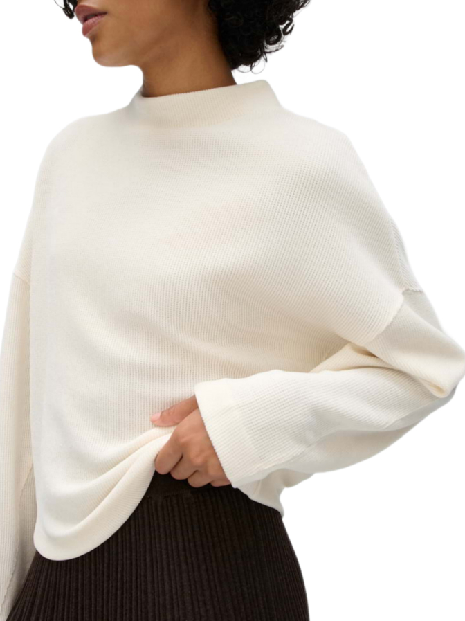 Opus Sweatshirt Gemse in samtiger Cord Optik bei Robert Ley