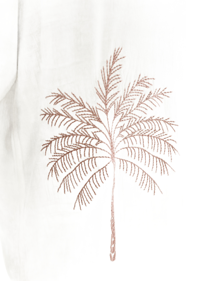 Jack & Jones Kurzarmhemd mit Palmenstickerei bei Robert Ley