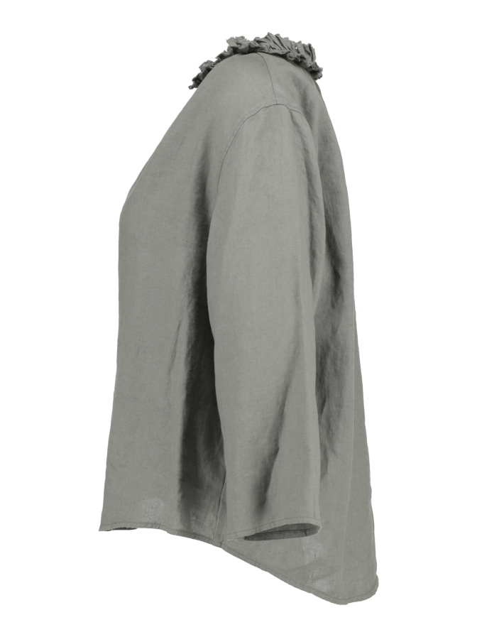 Rosso35 Weite Leinenbluse bei Robert Ley