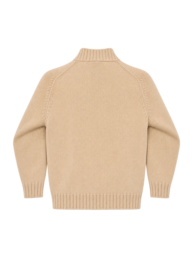 Filippo De Laurentiis Pullover mit Troyer-Kragen bei Robert Ley