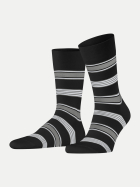 FALKE Socken Marina Stripe 3000-black bei Robert Ley