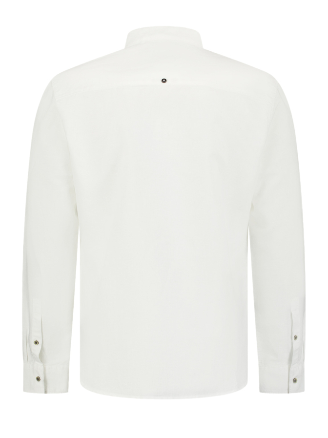 NO EXCESS Stehkragen Hemd aus Leinenmischung bei Robert Ley