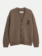 ARMEDANGELS Strickjacke aus Wolle mit Å-Logo 3719-claystone melange bei Robert Ley