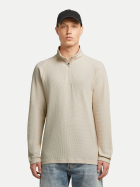 G-STAR RAW Sweatshirt mit Half-Zip A488-dk talc bei Robert Ley