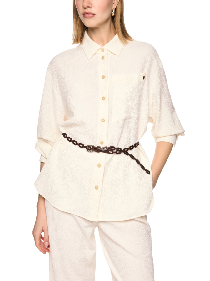 Marc Cain Bluse mit strukturiertem Muster bei Robert Ley