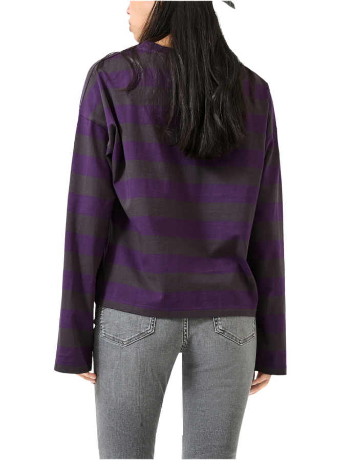 Q/S designed by Langarmshirt mit Streifen-Muster bei Robert Ley