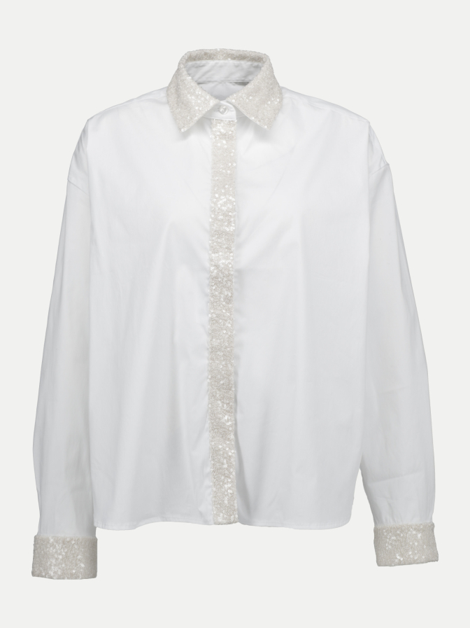 Robert Ley Bluse mit Pailetten-Akzenten bei Robert Ley