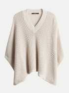 someday Strick Poncho Basona 20003-natural glaze bei Robert Ley