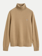 Gant Rollkragenpullover aus Woll-Mix 213-WARM KHAKI bei Robert Ley