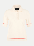 Marc Cain Poloshirt gestrickt 112-bright ecru bei Robert Ley