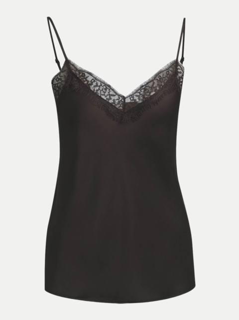 Milano Italy Camisole-Top mit Spitzenbesatz bei Robert Ley