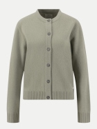 Fynch-Hatton Wollcardigan mit Rundhalsausschnitt 732-DUSTY GREEN bei Robert Ley
