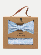 Prince Bowtie Fliege + Tuch im Paisley-Design FB.1-WEISS bei Robert Ley