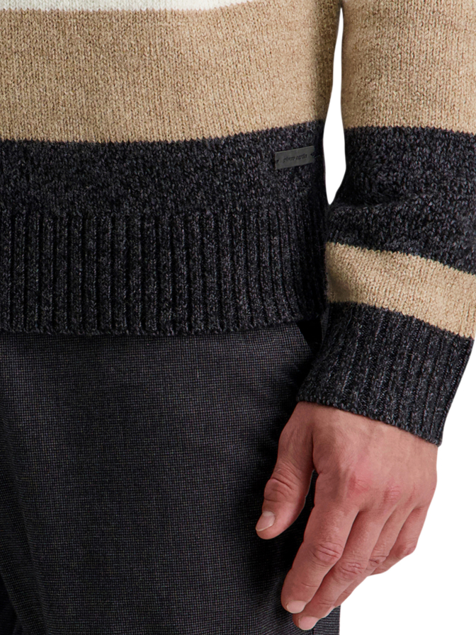 Pierre Cardin Strickpullover mit Streifen bei Robert Ley