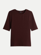 Opus Jerseyshirt mit feiner Mélange Sorela 40046-cherry jam bei Robert Ley