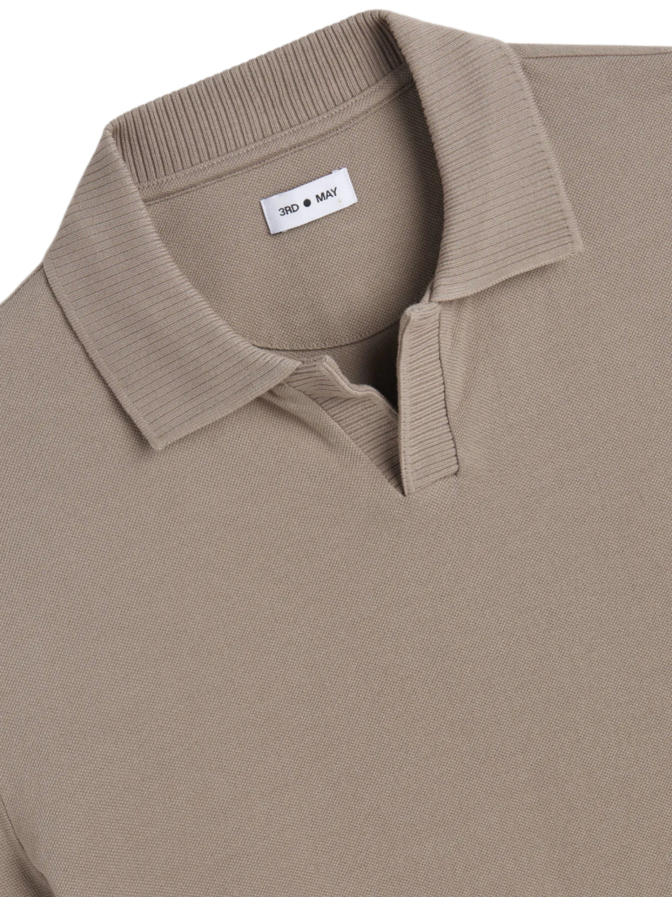 3RD MAY Piqué Poloshirt mit Rippenkragen bei Robert Ley