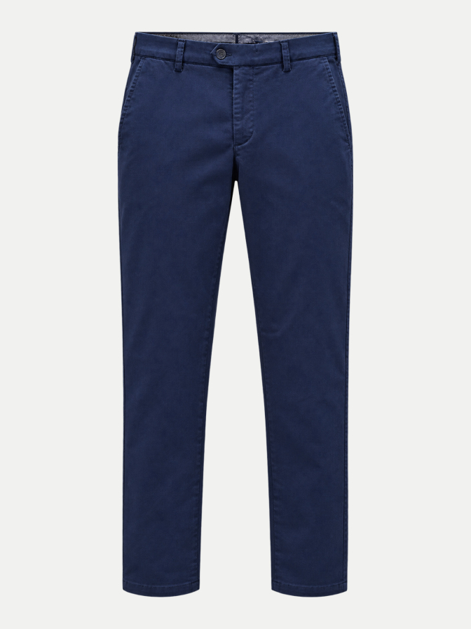MMX Regular-Fit Chinohose mit Bundfalte bei Robert Ley