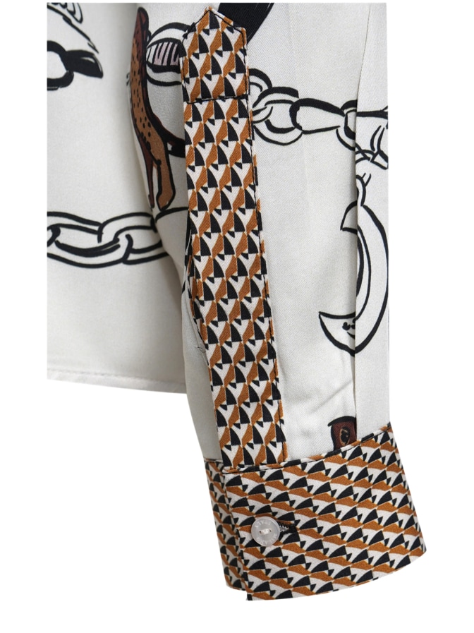 Milano Italy Hemdbluse mit Allover-Print bei Robert Ley
