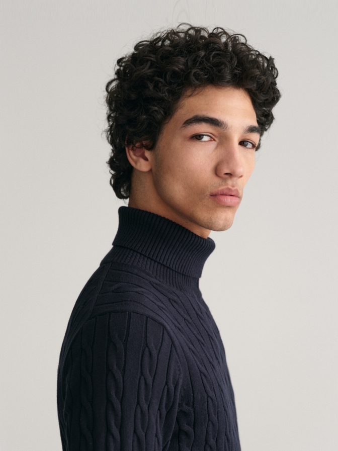 Gant Zopfstrick Rollkragenpullover bei Robert Ley