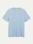 s.Oliver RED LABEL Basic T-Shirt 5030-BLUE bei Robert Ley