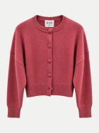 FTC Cashmere Kaschmir-Cardigan 0558 berry coulis bei Robert Ley